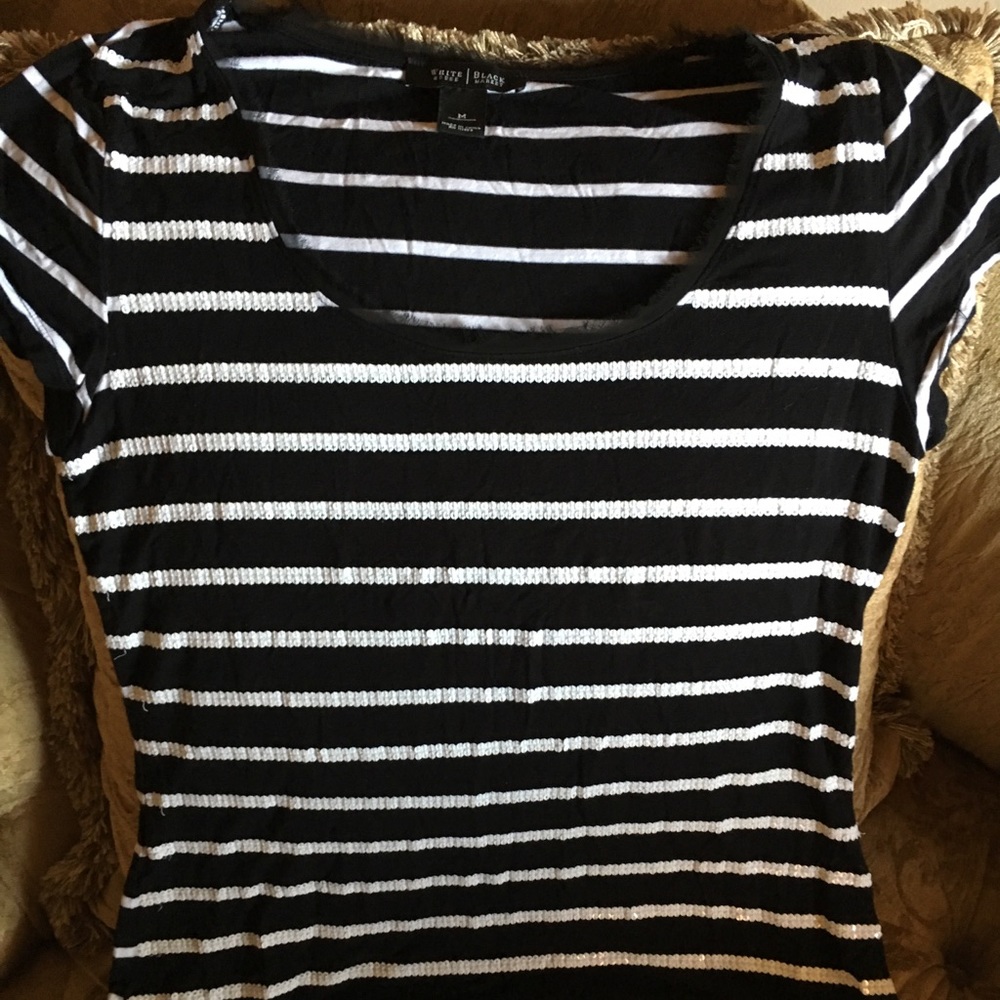 WHBM Top W/ Sequence Detailing...